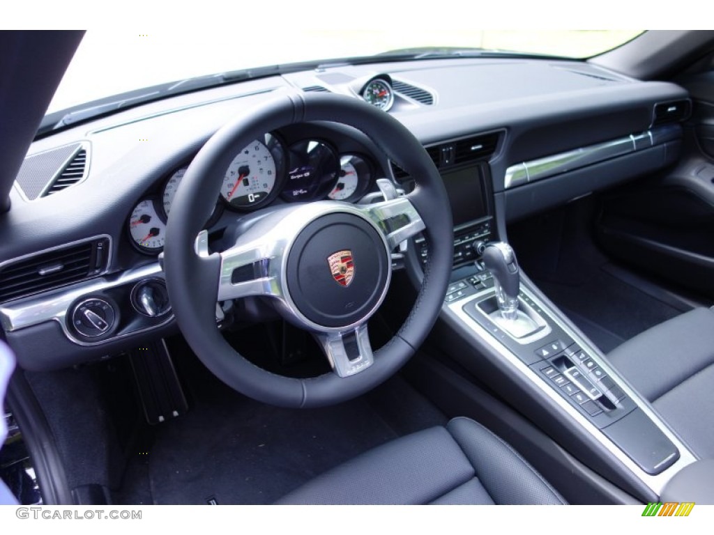 Black Interior 2014 Porsche 911 Targa 4S Photo #94955990