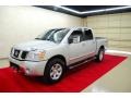 2006 Radiant Silver Nissan Titan LE Crew Cab 4x4  photo #3