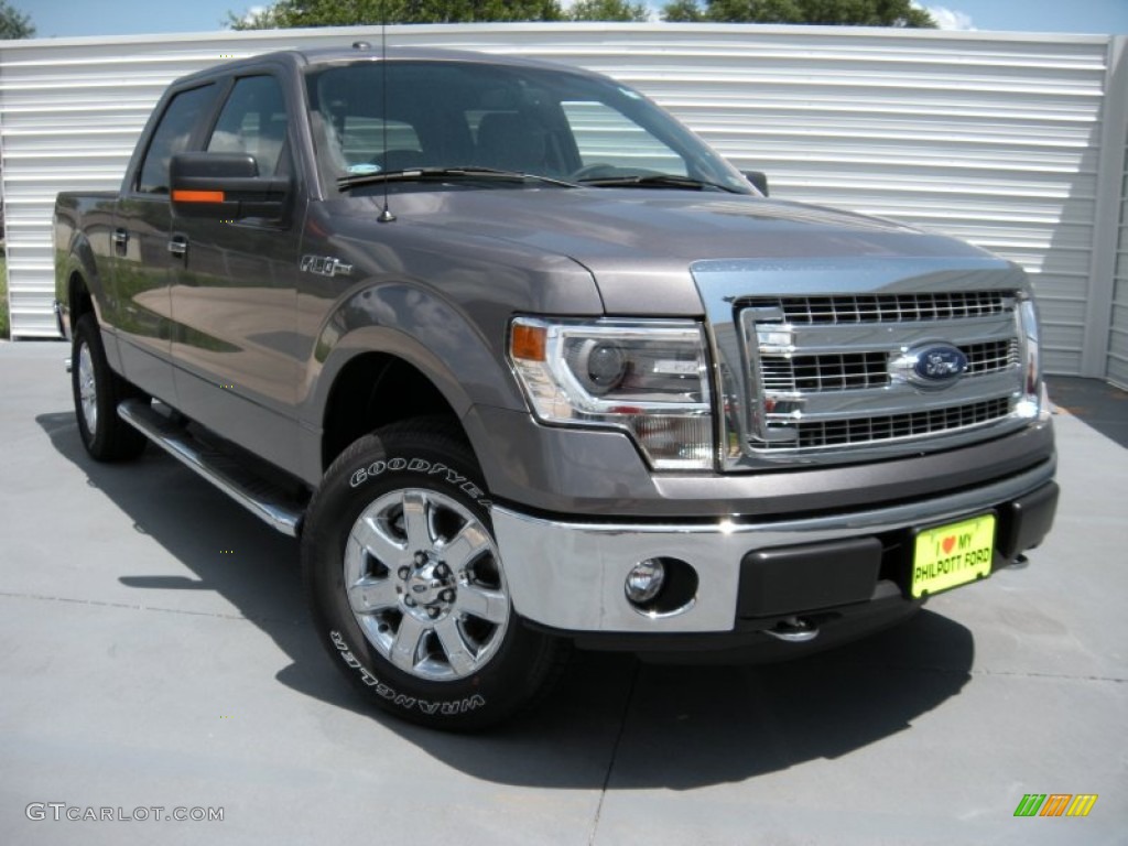 2014 F150 XLT SuperCrew 4x4 - Sterling Grey / Steel Grey photo #1