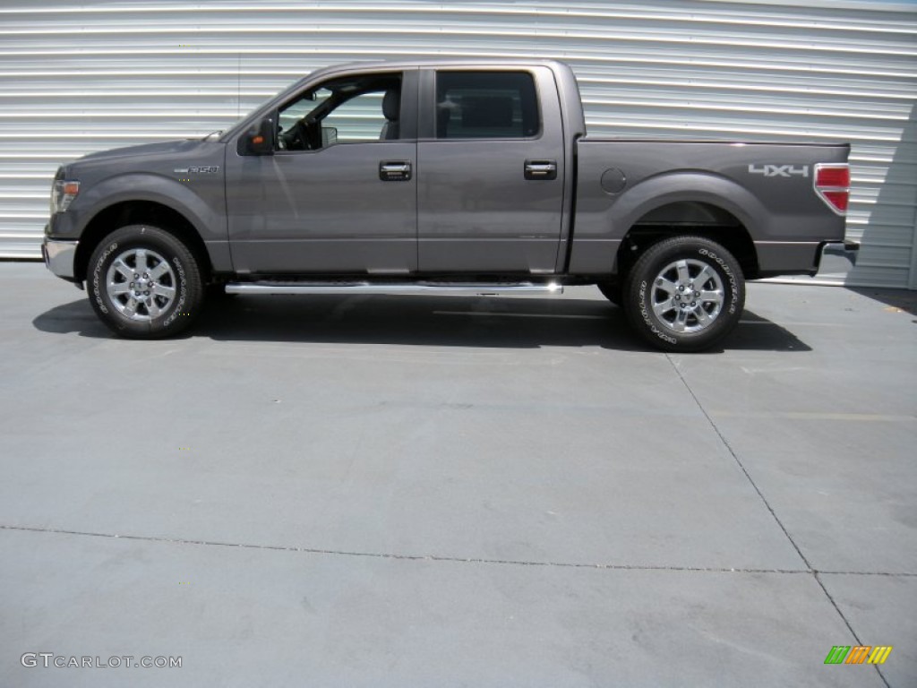 2014 F150 XLT SuperCrew 4x4 - Sterling Grey / Steel Grey photo #6