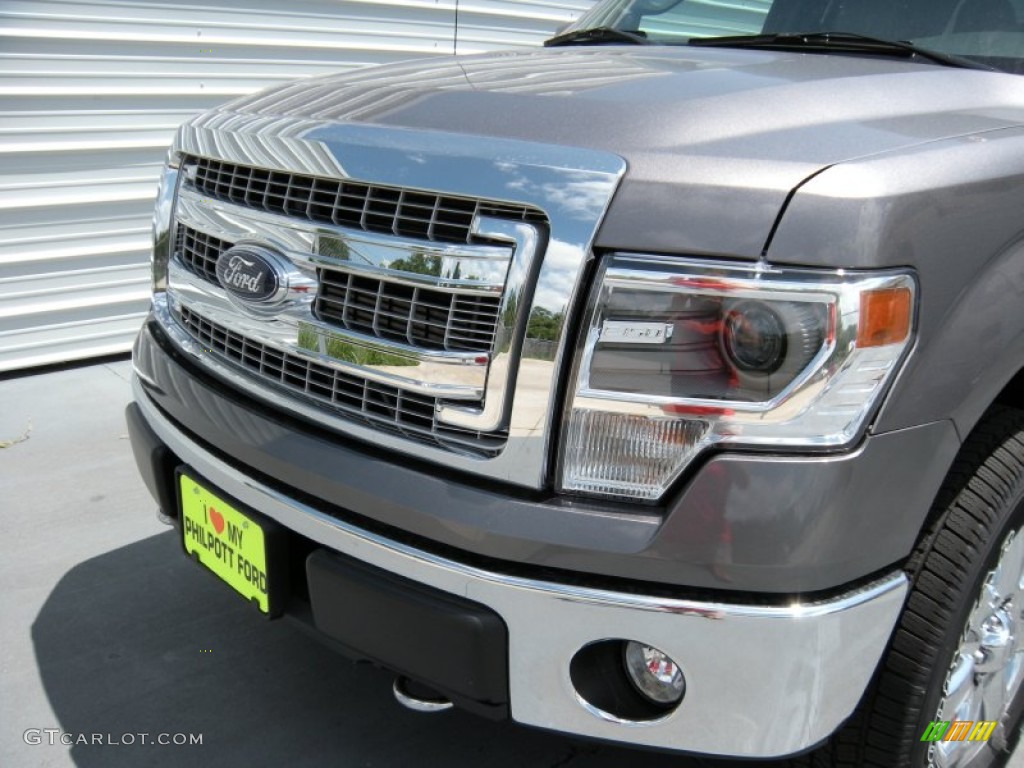 2014 F150 XLT SuperCrew 4x4 - Sterling Grey / Steel Grey photo #10