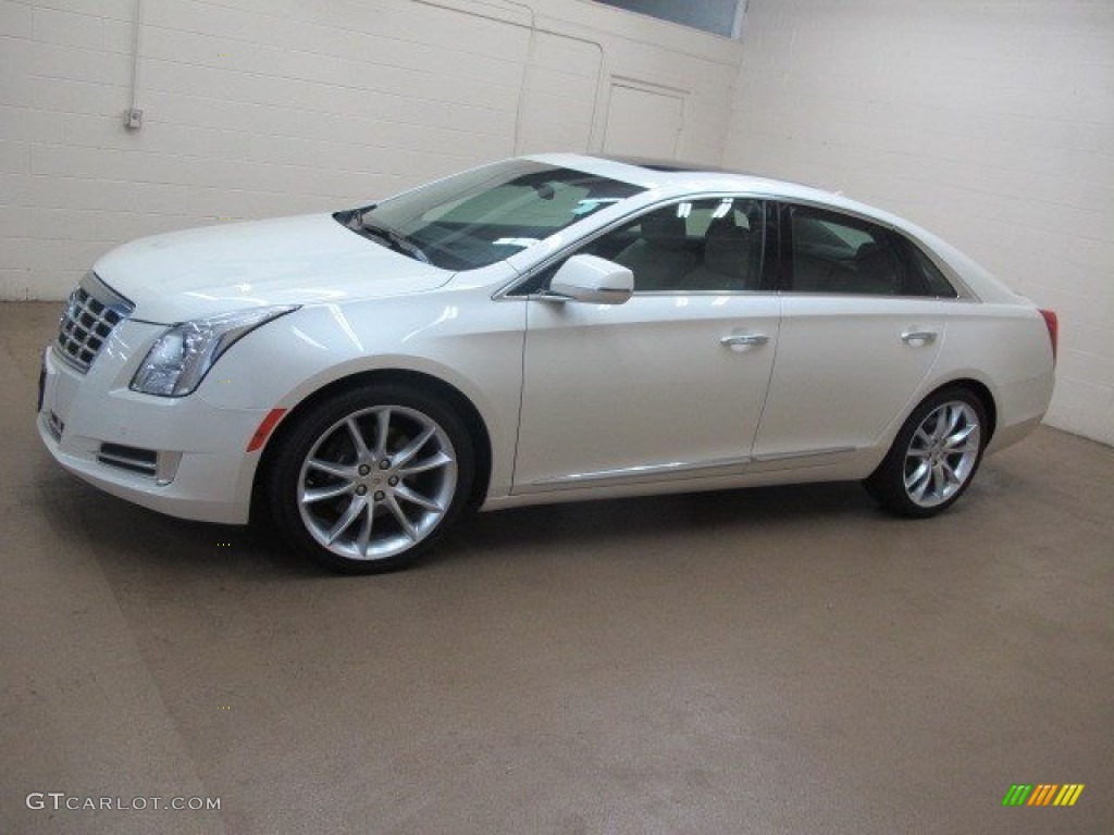 White Diamond Tricoat 2014 Cadillac XTS Premium AWD Exterior Photo #94959098