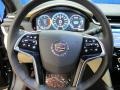 Platinum Jet Black/Light Wheat Opus Full Leather Steering Wheel Photo for 2014 Cadillac XTS #94960853