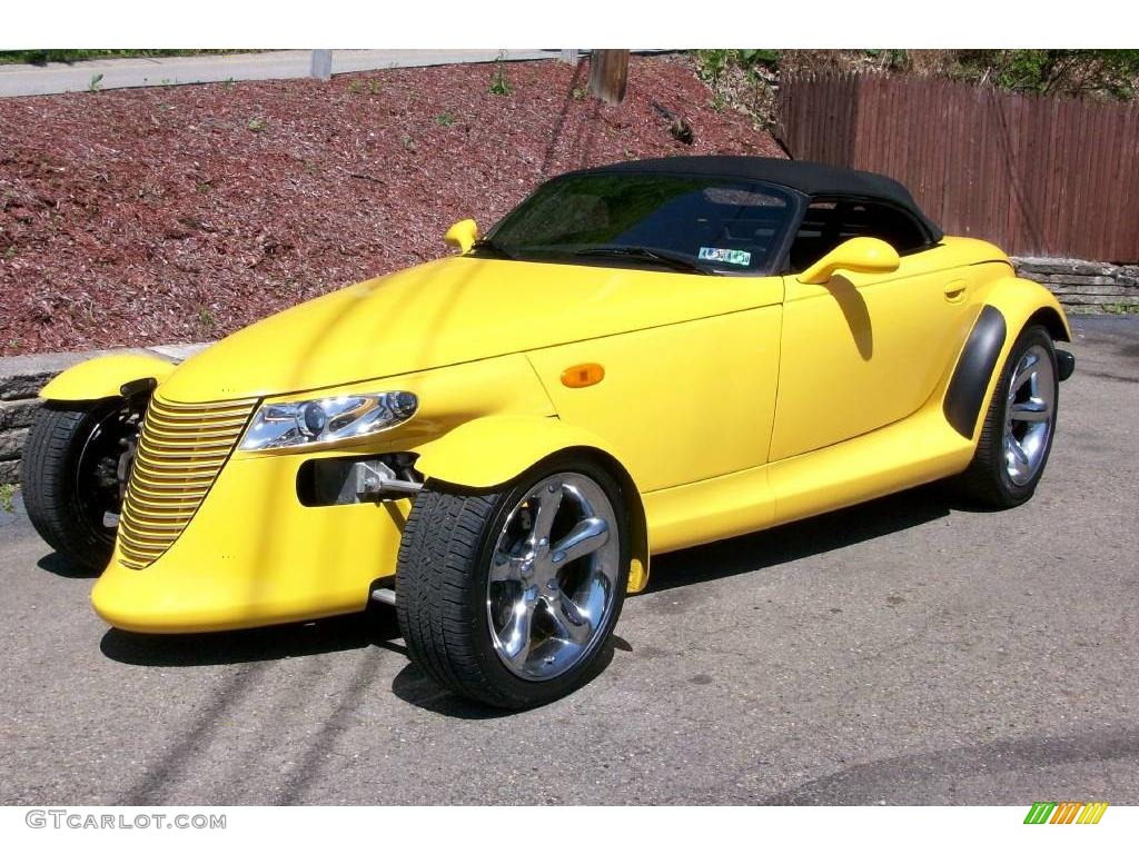 2000 Prowler Roadster - Prowler Yellow / Agate photo #1