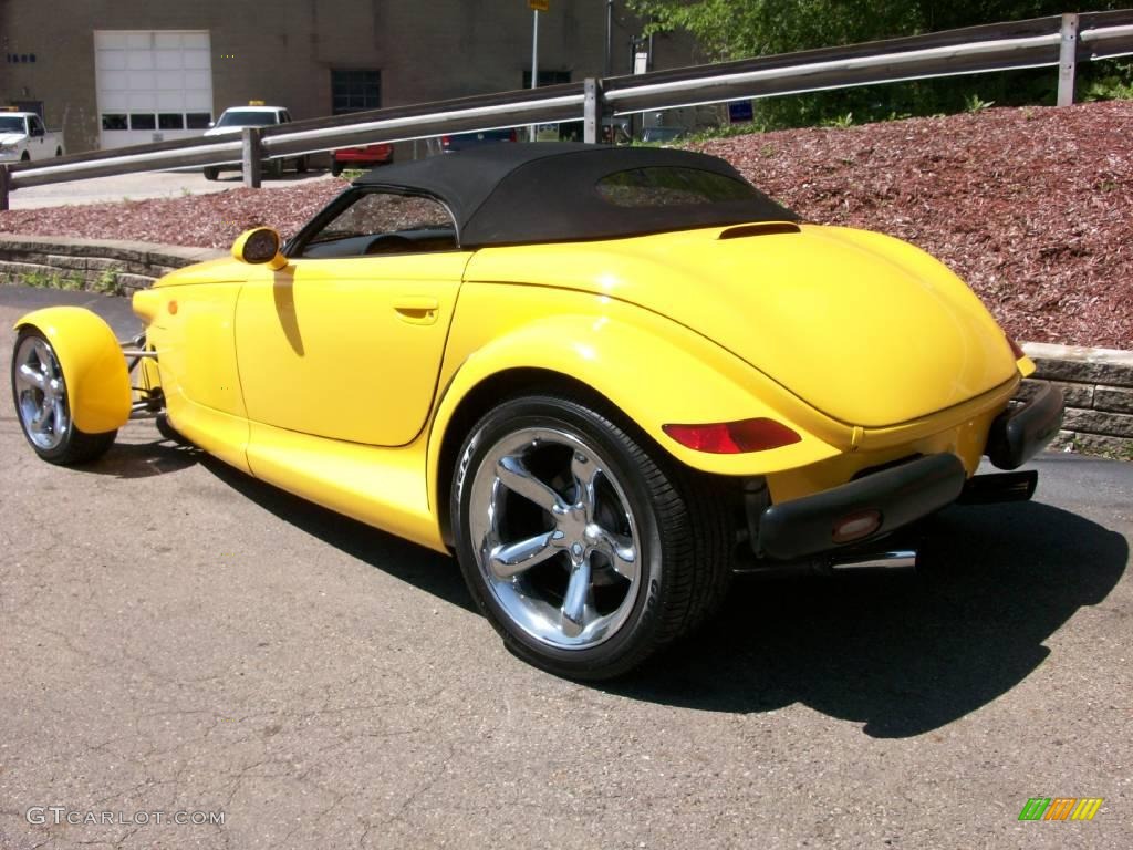 2000 Prowler Roadster - Prowler Yellow / Agate photo #3
