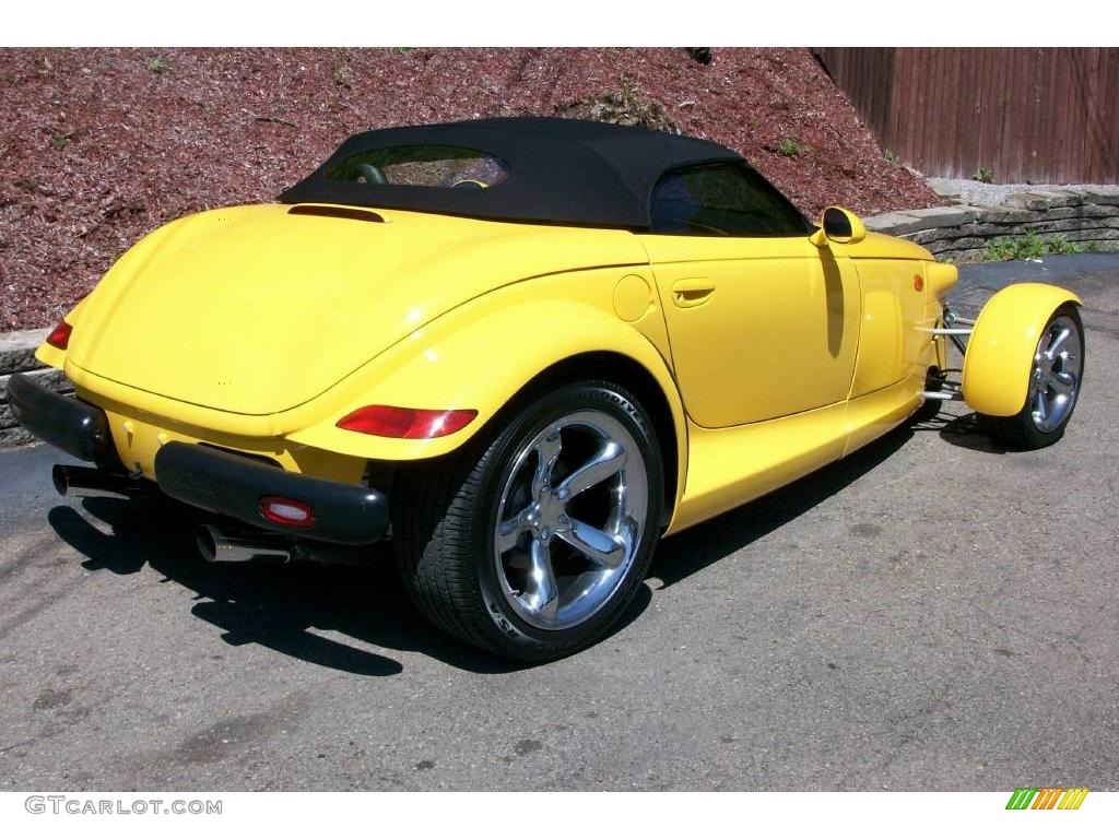 2000 Prowler Roadster - Prowler Yellow / Agate photo #5