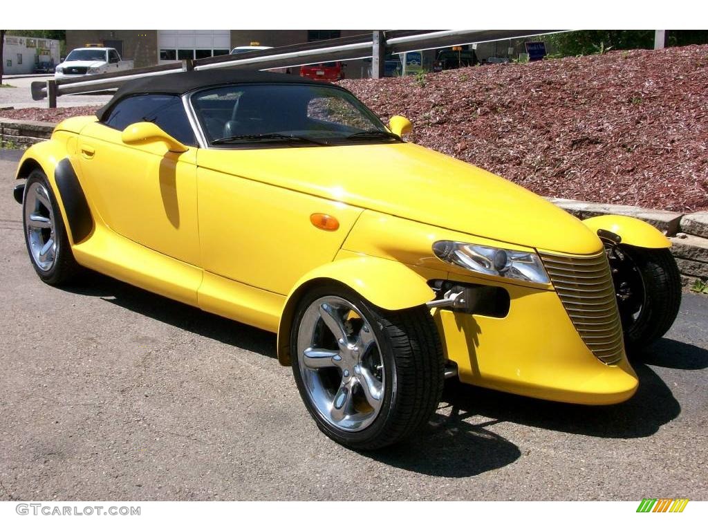 2000 Prowler Roadster - Prowler Yellow / Agate photo #8