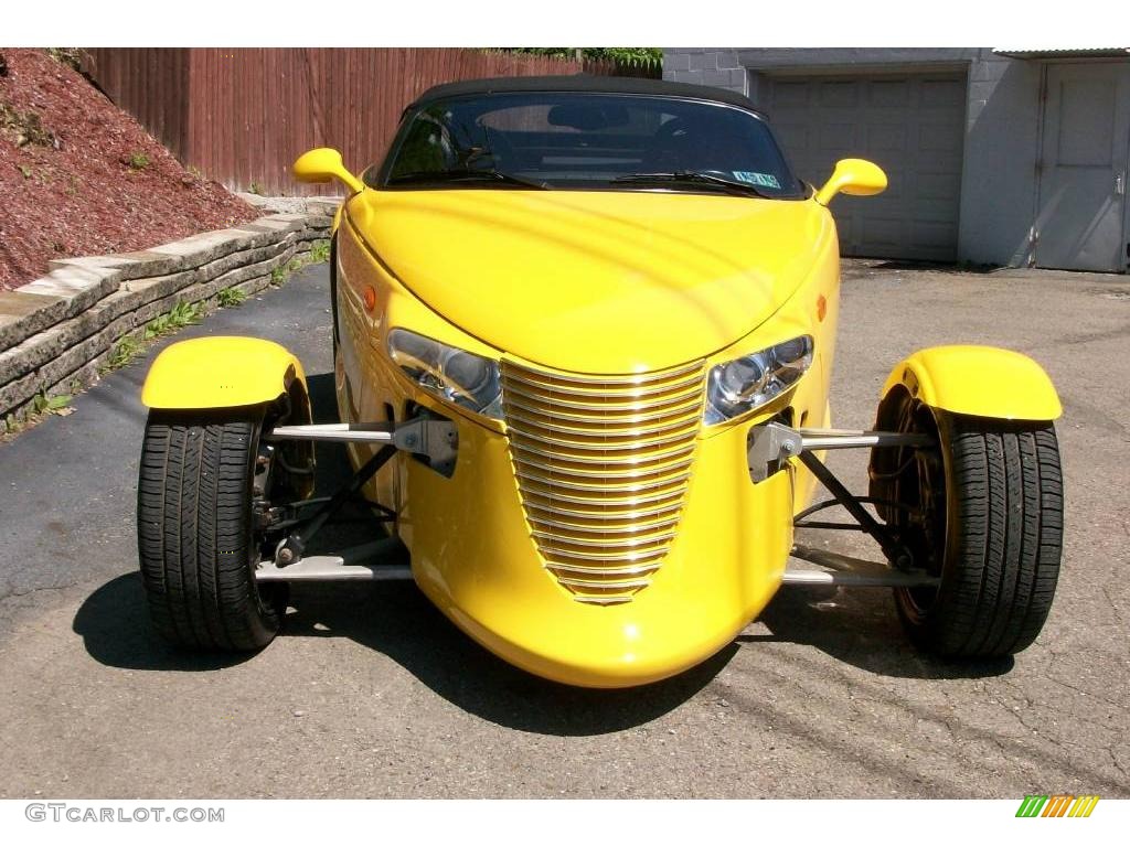 2000 Prowler Roadster - Prowler Yellow / Agate photo #9