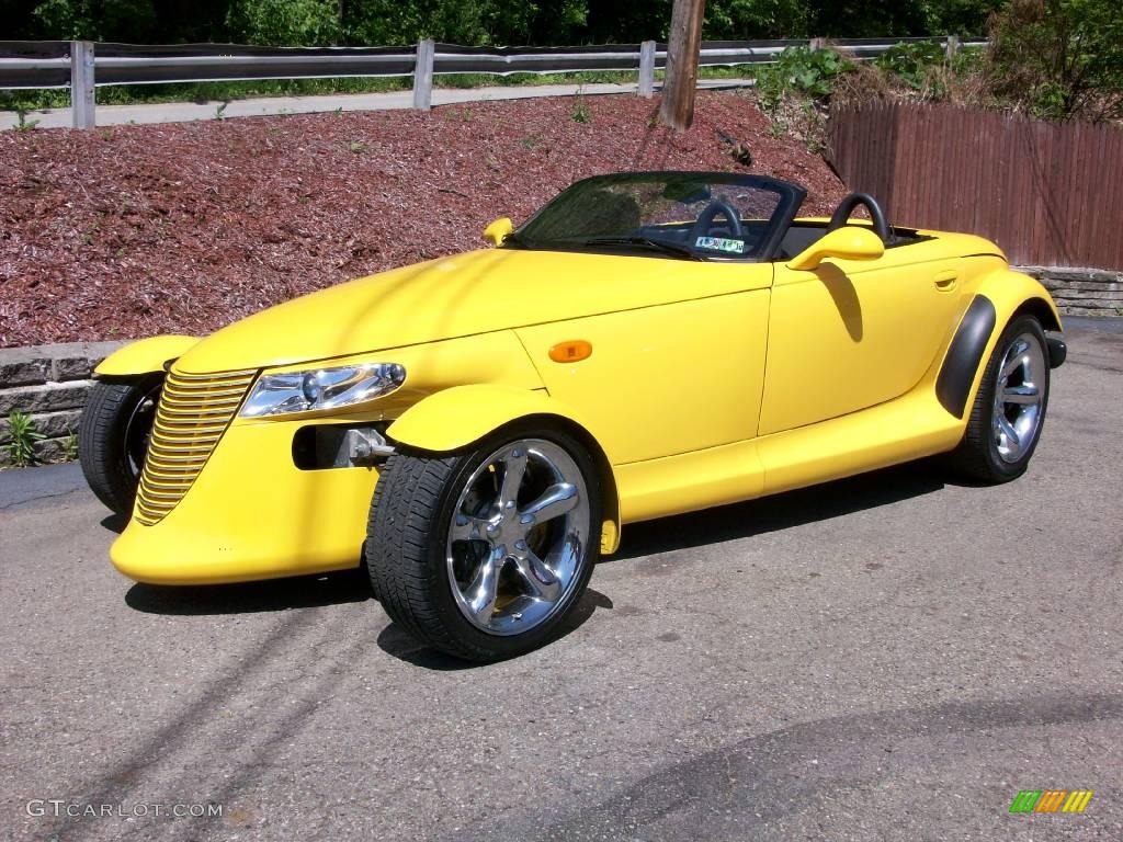 2000 Prowler Roadster - Prowler Yellow / Agate photo #10