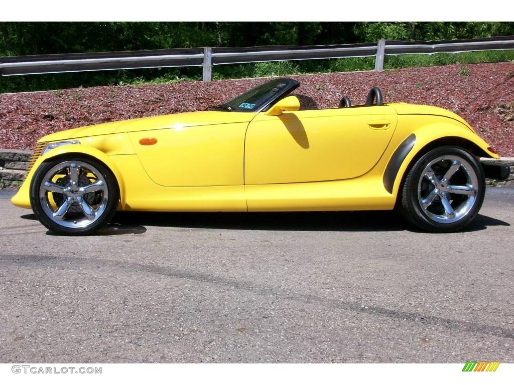 2000 Prowler Roadster - Prowler Yellow / Agate photo #11