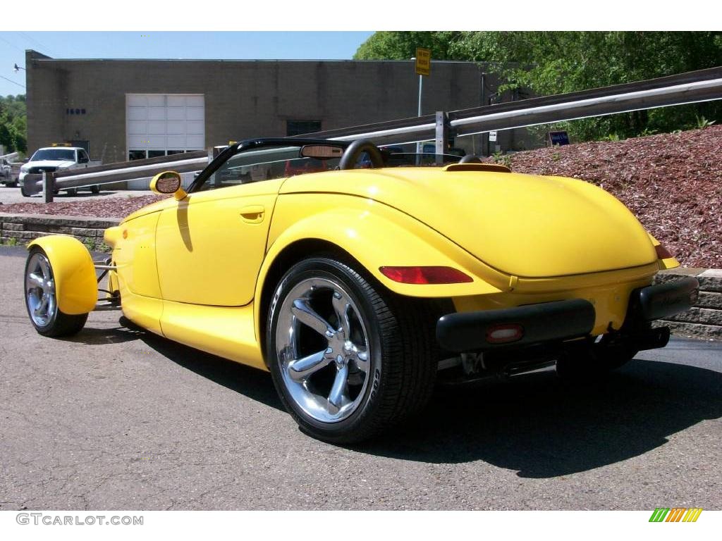 2000 Prowler Roadster - Prowler Yellow / Agate photo #12