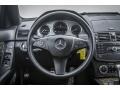 2008 Mercedes-Benz C Grey/Black Interior Steering Wheel Photo