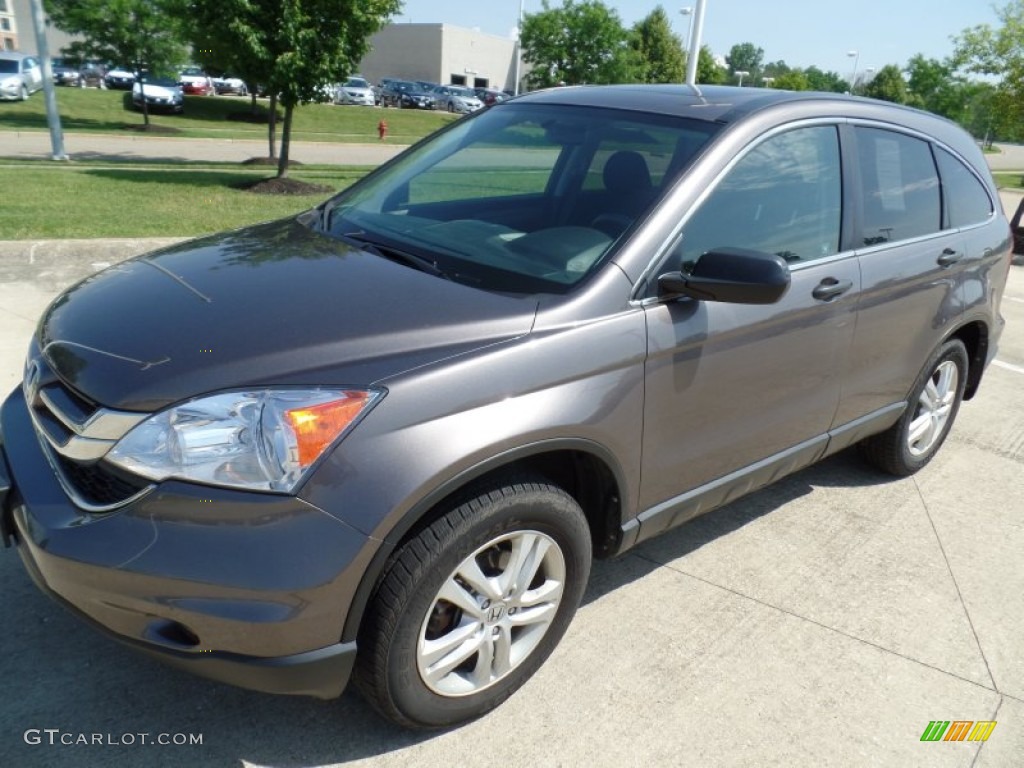 2011 CR-V EX 4WD - Urban Titanium Metallic / Black photo #1