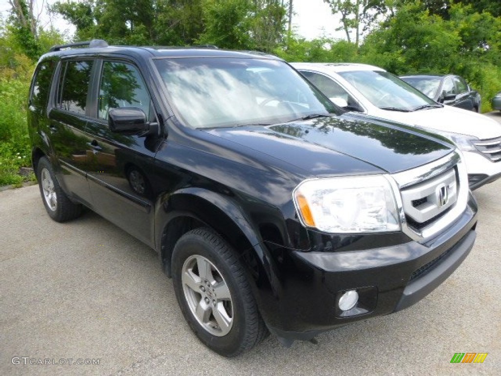 Formal Black 2009 Honda Pilot EX-L 4WD Exterior Photo #94964645