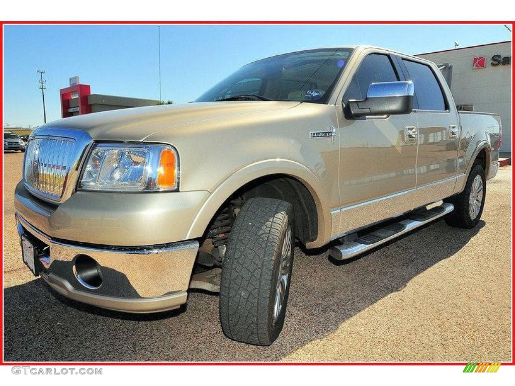 2008 Mark LT SuperCrew 4x4 - Light French Silk Metallic / Light Parchment/Espresso Piping photo #1