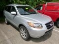 Bright Silver 2009 Hyundai Santa Fe SE
