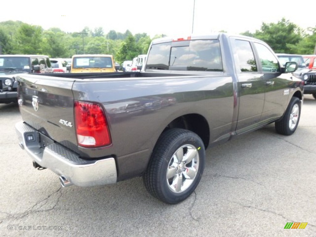 2014 1500 Big Horn Quad Cab 4x4 - Granite Crystal Metallic / Black/Diesel Gray photo #6