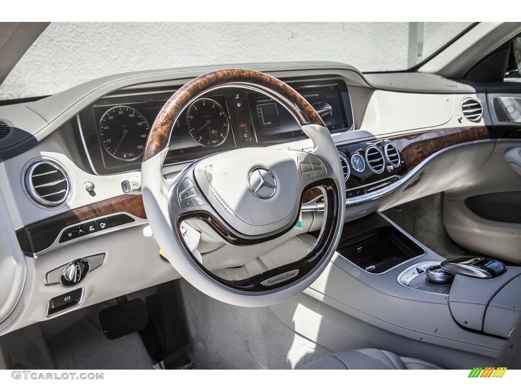 2015 S 550 Sedan - Anthracite Blue Metallic / Crystal Grey/Seashell Grey photo #5