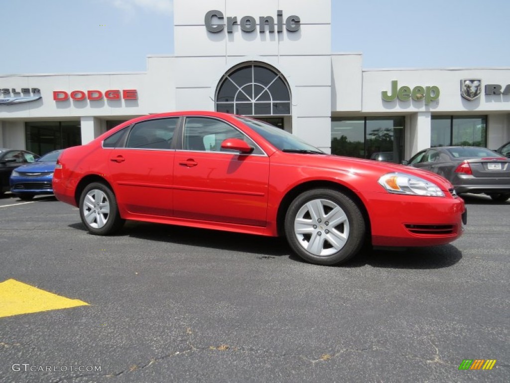 2011 Impala LS - Victory Red / Ebony photo #1