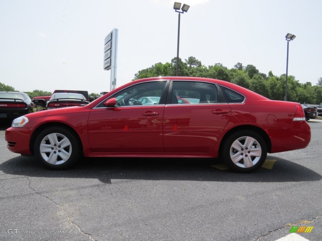 2011 Impala LS - Victory Red / Ebony photo #4