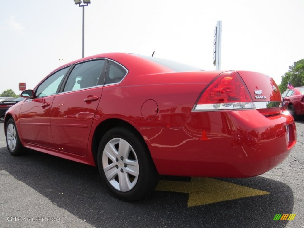 2011 Impala LS - Victory Red / Ebony photo #5