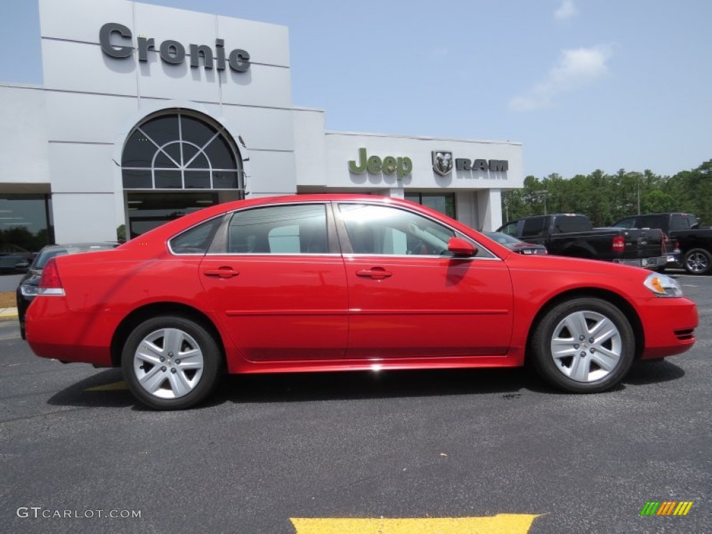 2011 Impala LS - Victory Red / Ebony photo #8