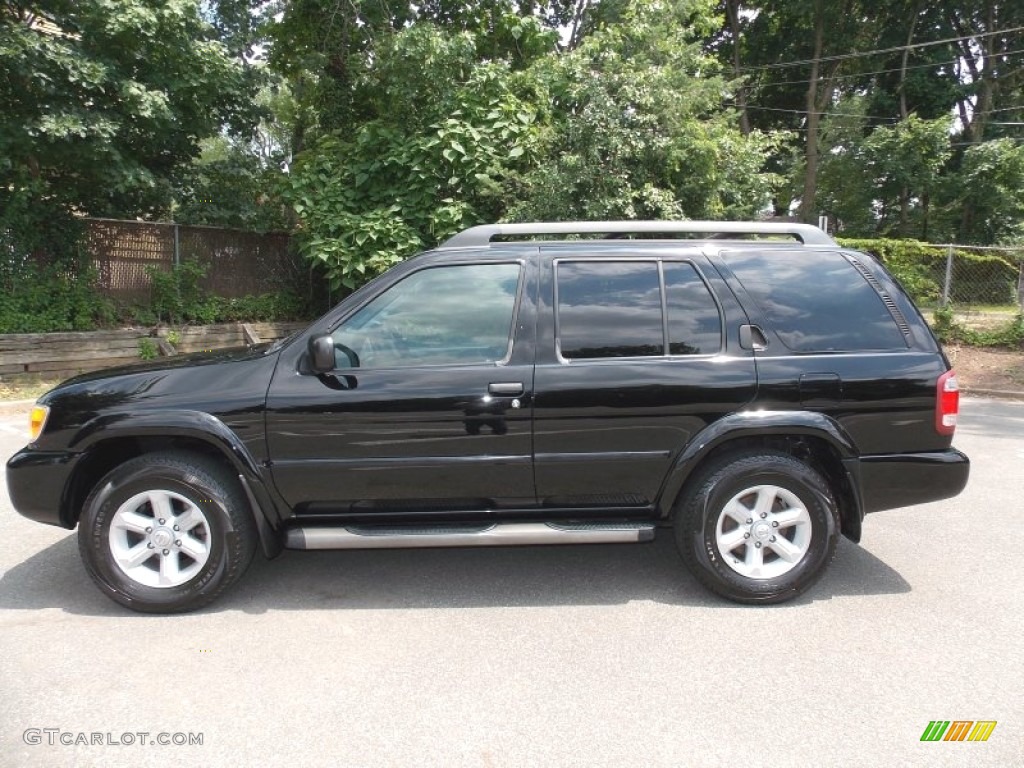 Super Black 2003 Nissan Pathfinder LE 4x4 Exterior Photo #94968203