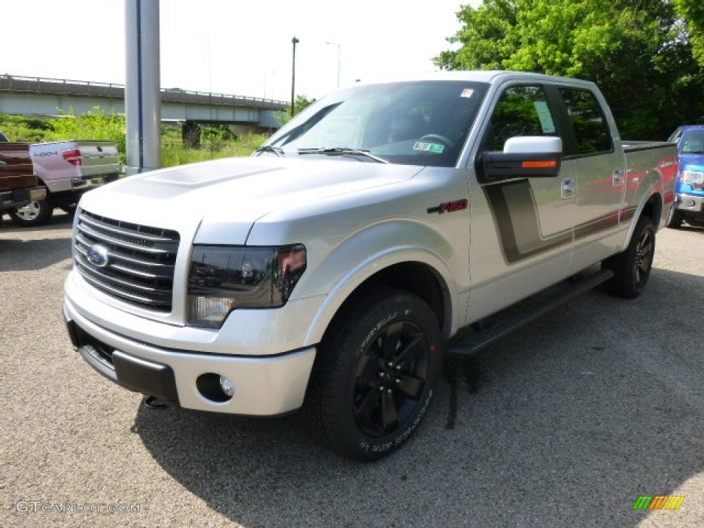 2014 F150 FX4 SuperCrew 4x4 - Ingot Silver / FX Appearance Black Leather/Alcantara photo #4