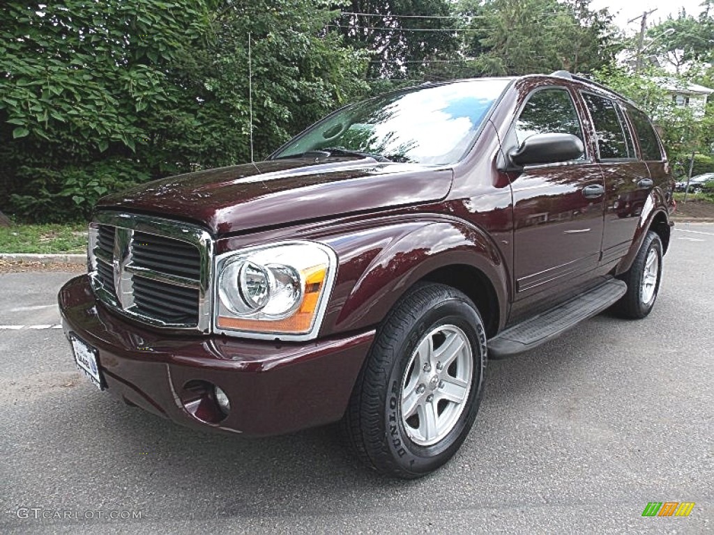 2005 Durango SLT 4x4 - Deep Molten Red Pearl / Medium Slate Gray photo #1