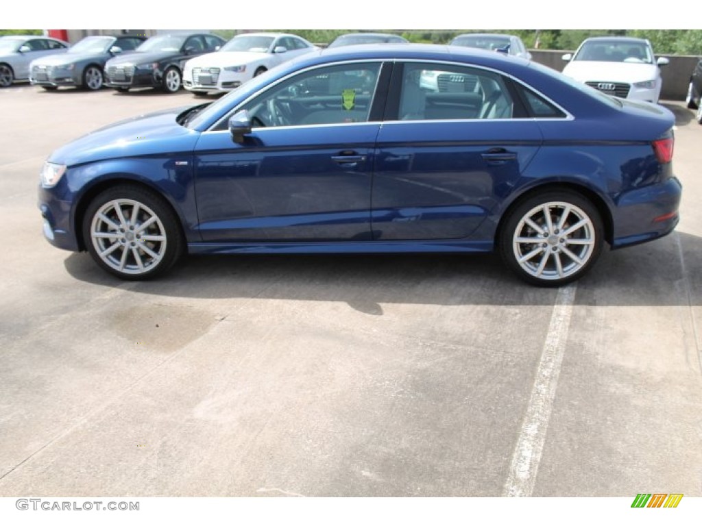 Scuba Blue Metallic 2015 Audi A3 2.0 Prestige quattro Exterior Photo #94972100