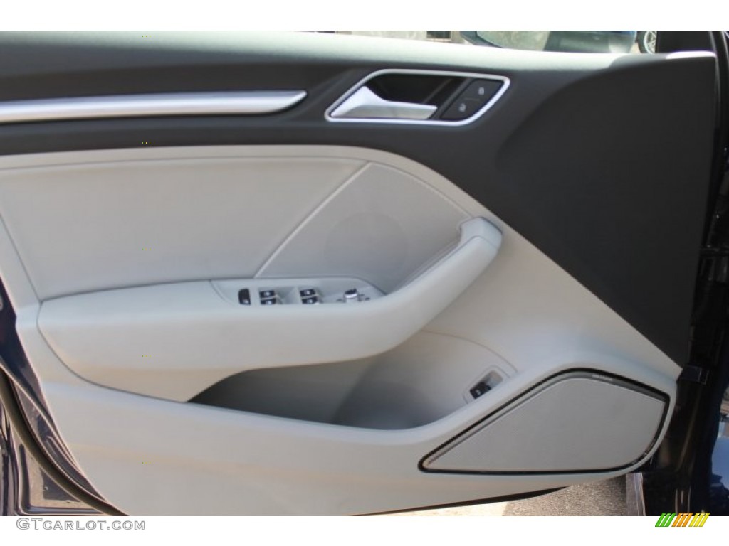 2015 Audi A3 2.0 Prestige quattro Titanium Gray Door Panel Photo #94972181
