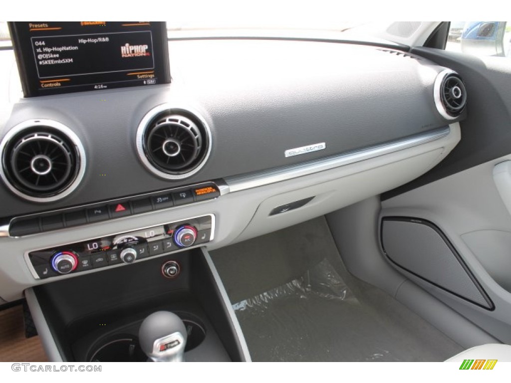 2015 Audi A3 2.0 Prestige quattro Titanium Gray Dashboard Photo #94972265