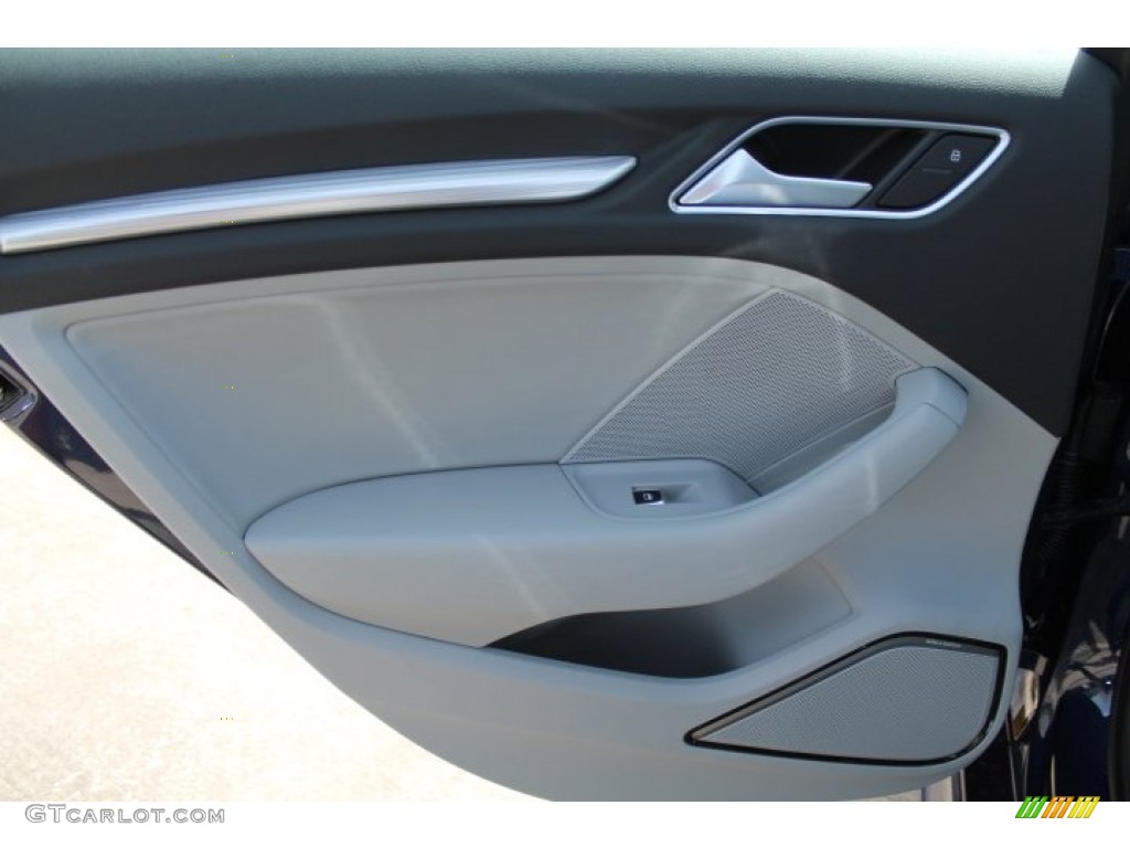 2015 Audi A3 2.0 Prestige quattro Titanium Gray Door Panel Photo #94972415