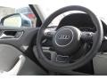 Titanium Gray 2015 Audi A3 2.0 Prestige quattro Steering Wheel