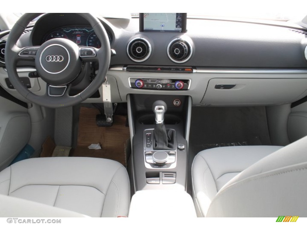 2015 Audi A3 1.8 Premium Titanium Gray Dashboard Photo #94973630