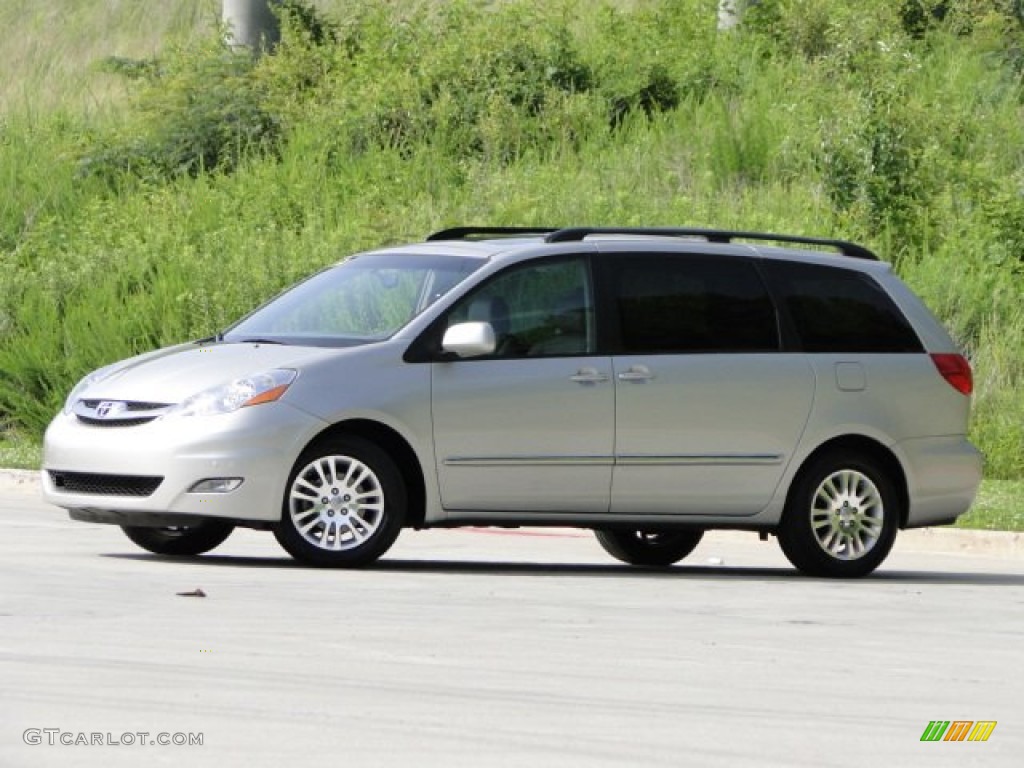 2007 Sienna XLE Limited - Silver Shadow Pearl / Stone photo #1