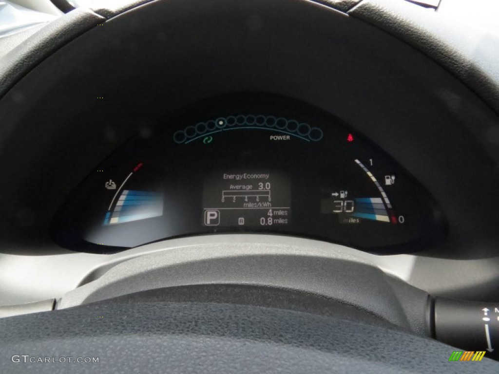 2015 Nissan LEAF S Gauges Photo #94974374