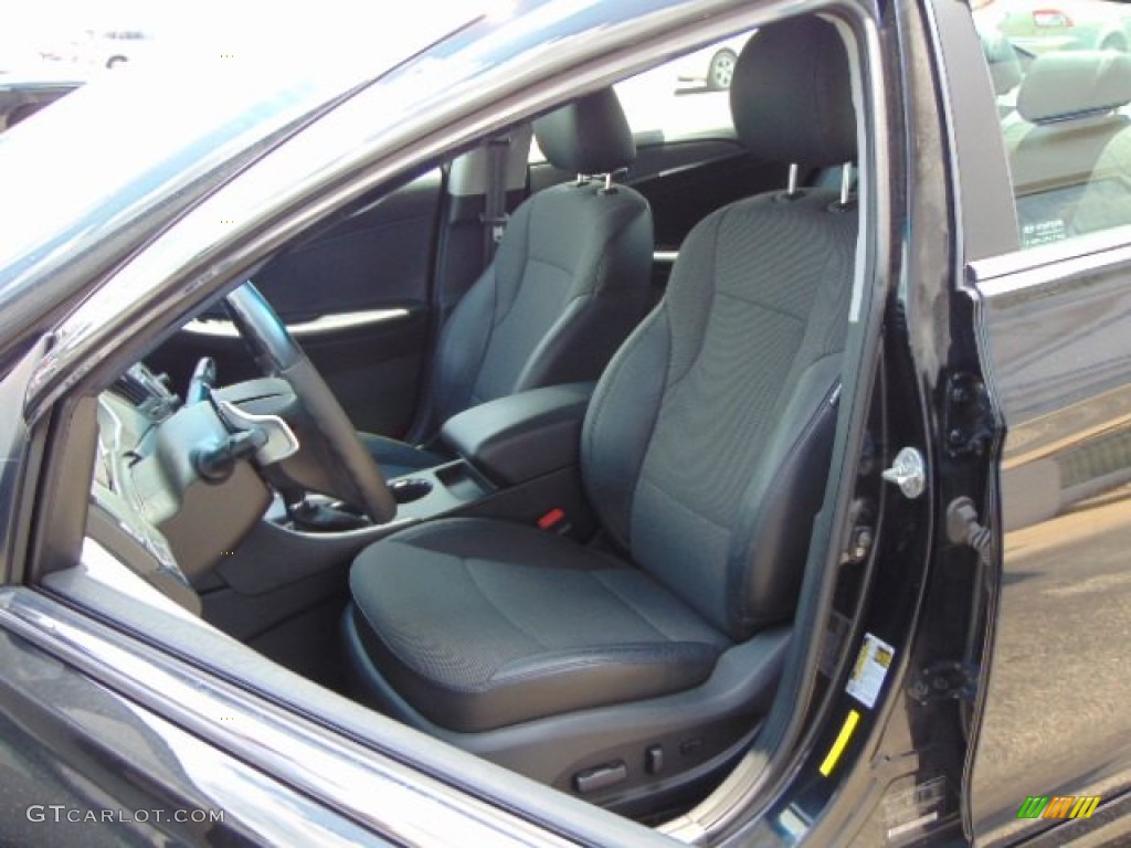 2011 Sonata Limited 2.0T - Midnight Black / Black photo #12
