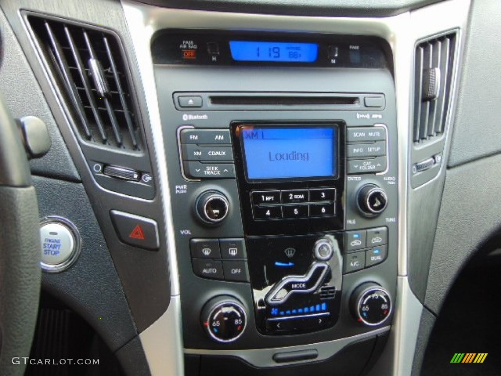 2011 Sonata Limited 2.0T - Midnight Black / Black photo #15