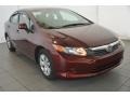Crimson Pearl - Civic LX Sedan Photo No. 1