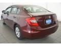 Crimson Pearl - Civic LX Sedan Photo No. 6