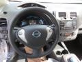 Black 2015 Nissan LEAF S Dashboard