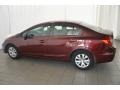 Crimson Pearl - Civic LX Sedan Photo No. 10