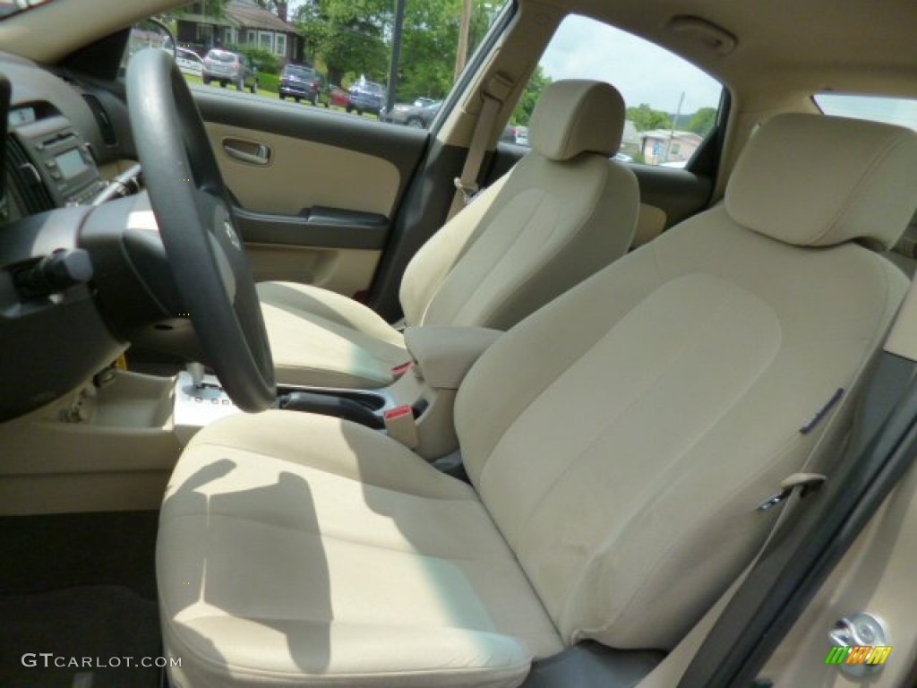 2009 Elantra GLS Sedan - Laguna Sand / Beige photo #14