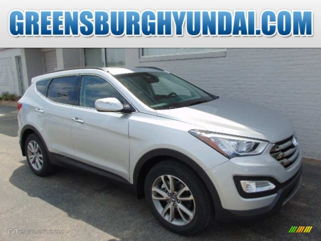 Moonstone Silver Hyundai Santa Fe Sport