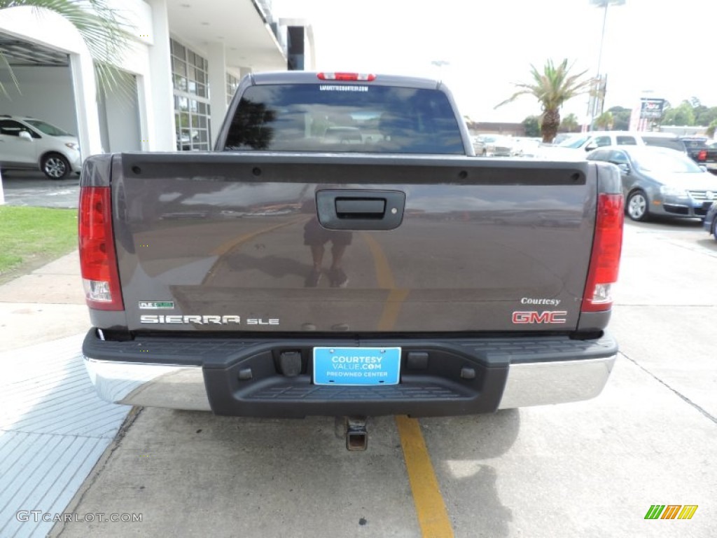 2010 Sierra 1500 SLE Crew Cab 4x4 - Storm Gray Metallic / Dark Titanium/Light Titanium photo #5