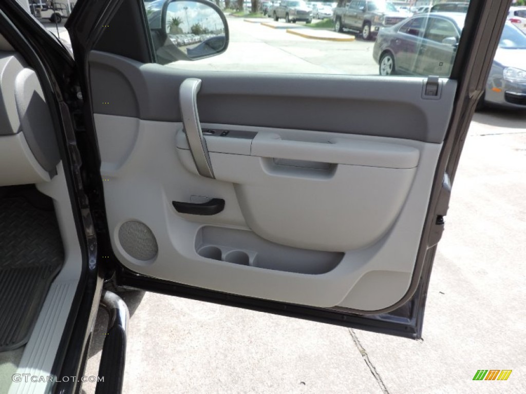 2010 Sierra 1500 SLE Crew Cab 4x4 - Storm Gray Metallic / Dark Titanium/Light Titanium photo #7