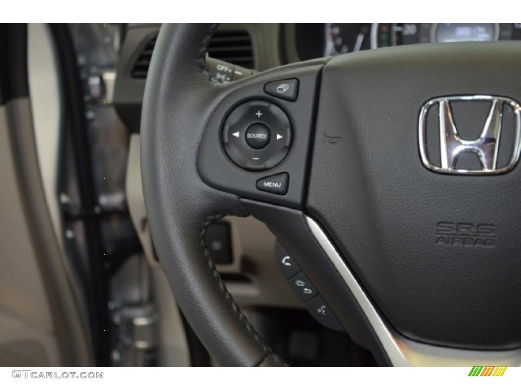 2014 CR-V EX-L - Alabaster Silver Metallic / Gray photo #20