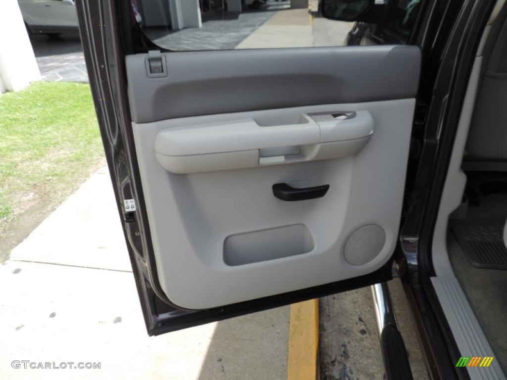 2010 Sierra 1500 SLE Crew Cab 4x4 - Storm Gray Metallic / Dark Titanium/Light Titanium photo #11
