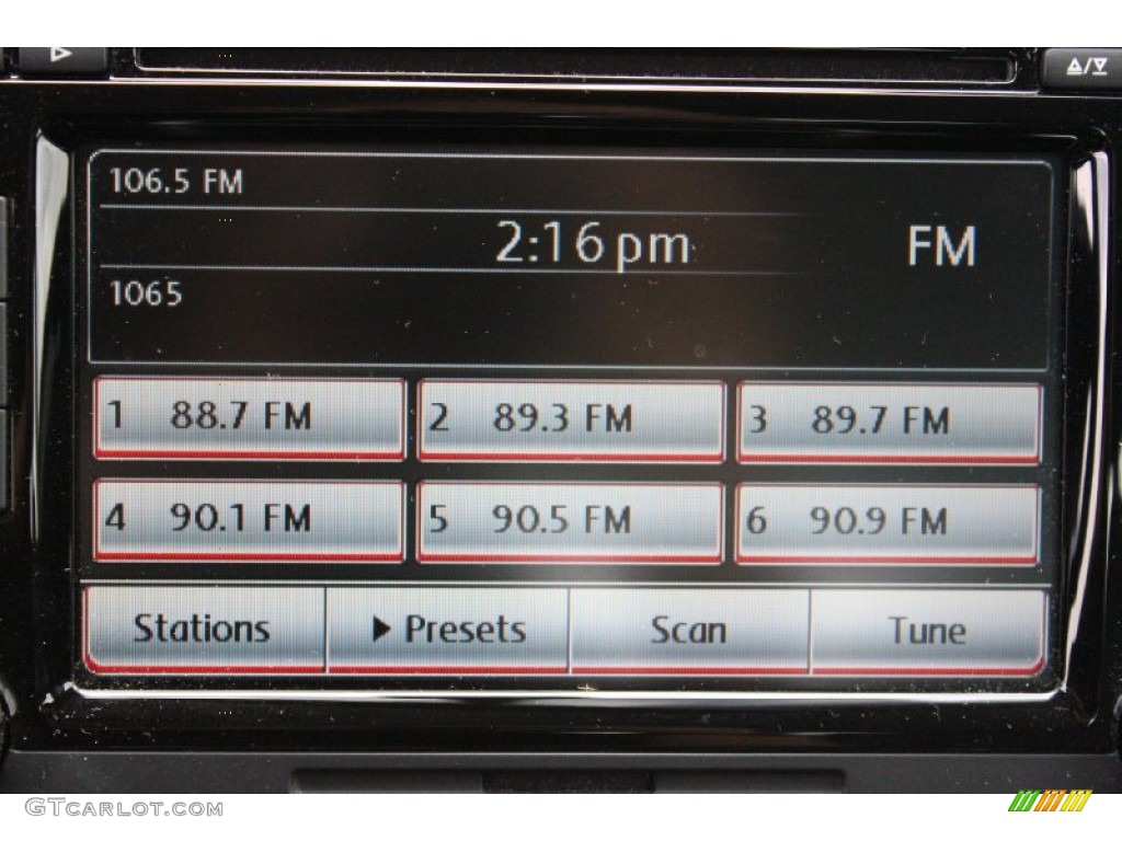 2012 Volkswagen Passat TDI SE Audio System Photo #94981363